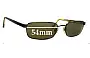 Sunglass Fix Lentes de Repuesto para Revo RE3005 - 54mm Wide 