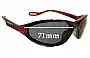 Sunglass Fix Lentes de Repuesto para SH Plus RG Ultra - 71mm Wide 