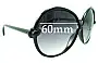 Sunglass Fix Replacement Lenses for Tom Ford Nicole TF164 - 60mm Wide 