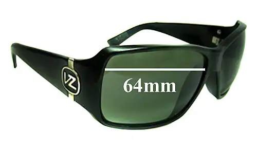 Sunglass Fix Replacement Lenses for Von Zipper Lexicon - 64mm Wide 