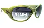 Sunglass Fix Replacement Lenses for Witchery Frankie - 61mm Wide 