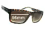 Sunglass Fix Lentes de Repuesto para Armani Exchange AX 238/S - 56mm Wide 