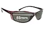 Sunglass Fix Ersatzgläser für Arnette AN4035 - 59mm Wide 