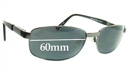 Sunglass Fix Replacement Lenses for Bill Bass 25046 - 60mm Wide Sunglass Fix Replacement Lenses for Bill Bass 25046 - 60mm Wide