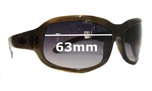 Sunglass Fix Ersatzgläser für Blinde Panicked - 63mm Wide 