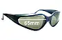 Sunglass Fix Ersatzgläser für Bolle Mad Cat - 65mm Wide 