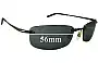 Sunglass Fix Replacement Lenses for Bolle Meltdown - 56mm Wide 