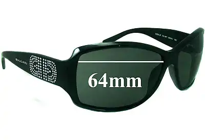 Bvlgari 8004-B Replacement Lenses 64mm wide 