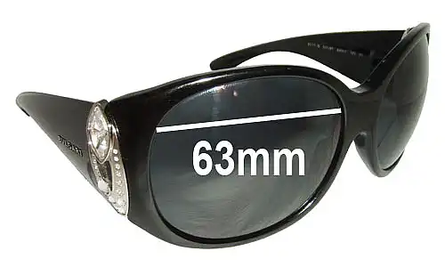 Sunglass Fix Replacement Lenses for Bvlgari 8017-B - 63mm Wide Sunglass Fix Replacement Lenses for Bvlgari 8017-B - 63mm Wide