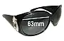 Sunglass Fix Replacement Lenses for Bvlgari 8017-B - 63mm Wide 