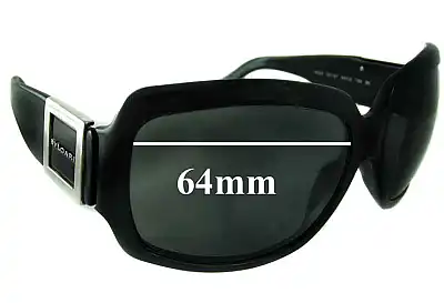 Bvlgari 8024 Replacement Lenses 64mm wide 