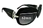 Sunglass Fix Verres de Remplacement pour Bvlgari 8044-B - 62mm Wide 