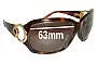 Sunglass Fix Replacement Lenses for Bvlgari 862 - 63mm Wide 