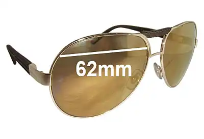 Chopard SCH 817 Replacement Lenses 62mm wide 