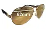 Sunglass Fix Replacement Lenses for Chopard SCH 817 - 62mm Wide 