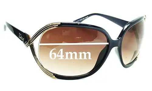 Christian Dior Sydney Replacement Lenses 64mm wide 