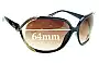 Sunglass Fix Replacement Lenses for Christian Dior Sydney - 64mm Wide 