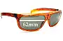 Sunglass Fix Replacement Lenses for Cool Ray Confidential - 62mm Wide 