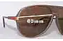 Sunglass Fix Replacement Lenses for Dazed N Confused  King - 60mm Wide 