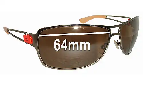 Sunglass Fix Replacement Lenses for Diesel Unknown Model - 64mm Wide Sunglass Fix Replacement Lenses for Diesel Unknown Model - 64mm Wide