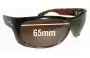 Sunglass Fix Lentilles de Remplacement pour Electric Bourbon - 65mm Wide 