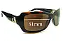 Sunglass Fix Replacement Lenses for Fendi FS 450 - 61mm Wide 