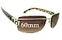 Sunglass Fix Replacement Lenses for Fiorelli Daisy - 60mm Wide 