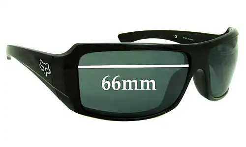 Fox Racing The Median Replacement Lenses 66mm wide 