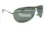 Sunglass Fix Replacement Lenses for Giorgio Armani GA 134/S - 70mm Wide 