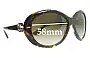 Sunglass Fix Replacement Lenses for Gucci GG2988/S - 58mm Wide 