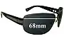 Sunglass Fix Replacement Lenses for Giorgio Armani GA 597/S - 68mm Wide 
