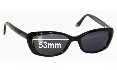 Sunglass Fix Replacement Lenses for Gucci GG2415/S - 53mm Wide 