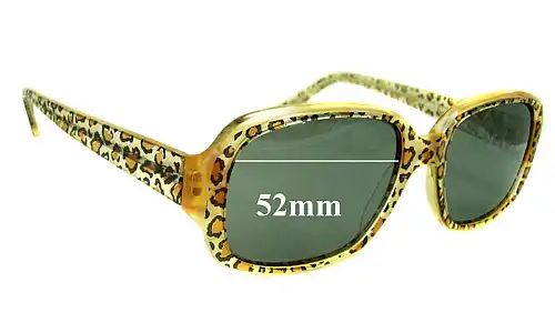 Sunglass Fix Replacement Lenses for Jean Lafont Paris Exlibris - 52mm Wide 