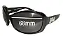 Sunglass Fix Replacement Lenses for Juicy Couture Royal - 68mm Wide 
