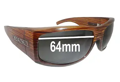 Kaenon Gauge Replacement Lenses 64mm wide 