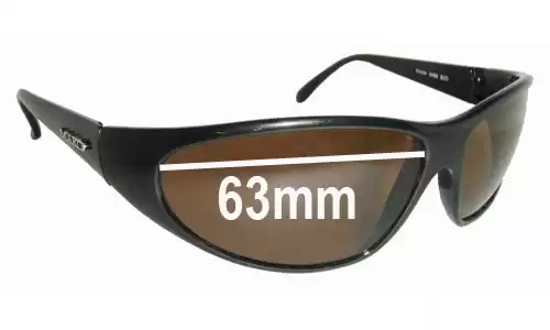 Sunglass Fix Lentilles de Remplacement pour Mako Hunter 9486 - 63mm Wide 