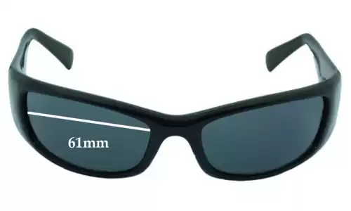 Sunglass Fix Replacement Lenses for Mako Grin 9505 - 61mm Wide 
