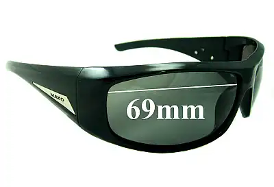 Mako Manta 9568 Replacement Lenses 69mm wide 