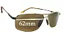 Sunglass Fix Replacement Lenses for Maui Jim MJ207 Kapena - 62mm Wide 