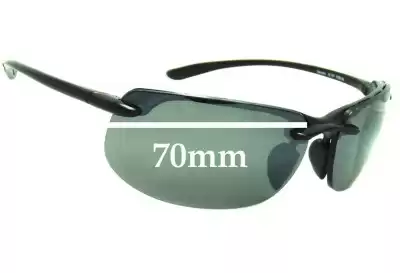 Maui Jim MJ412 Banyans (Nose Gasket Only) Replacement Lenses 70mm wide 