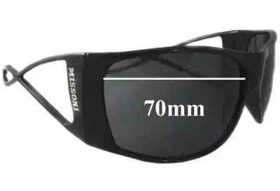 Missoni Unknown Model Lentes de Repuesto 70mm wide 