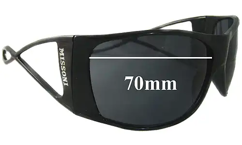 Sunglass Fix Replacement Lenses for Missoni Unknown Model - 70mm Wide Sunglass Fix Replacement Lenses for Missoni Unknown Model - 70mm Wide