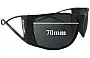 Sunglass Fix Replacement Lenses for Missoni Unknown Model - 70mm Wide 