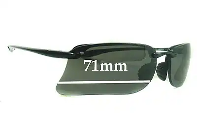 Maui Jim MJ411 Turtle Bay Verres de Remplacement 71mm wide 
