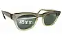 Sunglass Fix Lentes de Repuesto para Michael Kent Saxon - 45mm Wide 
