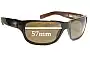 Sunglass Fix Replacement Lenses for Modern Amusement 8's - 57mm Wide 