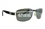 Sunglass Fix Replacement Lenses for Morrissey Airfield - 63mm Wide 