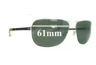 Mykita Burt Replacement Lenses 61mm wide 