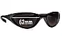 Sunglass Fix Replacement Lenses for Nike EV0010 Interchange Round - 62mm Wide 