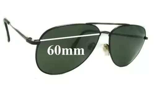 Sunglass Fix Replacement Lenses for Nikon VT5800-5 - 60mm Wide 